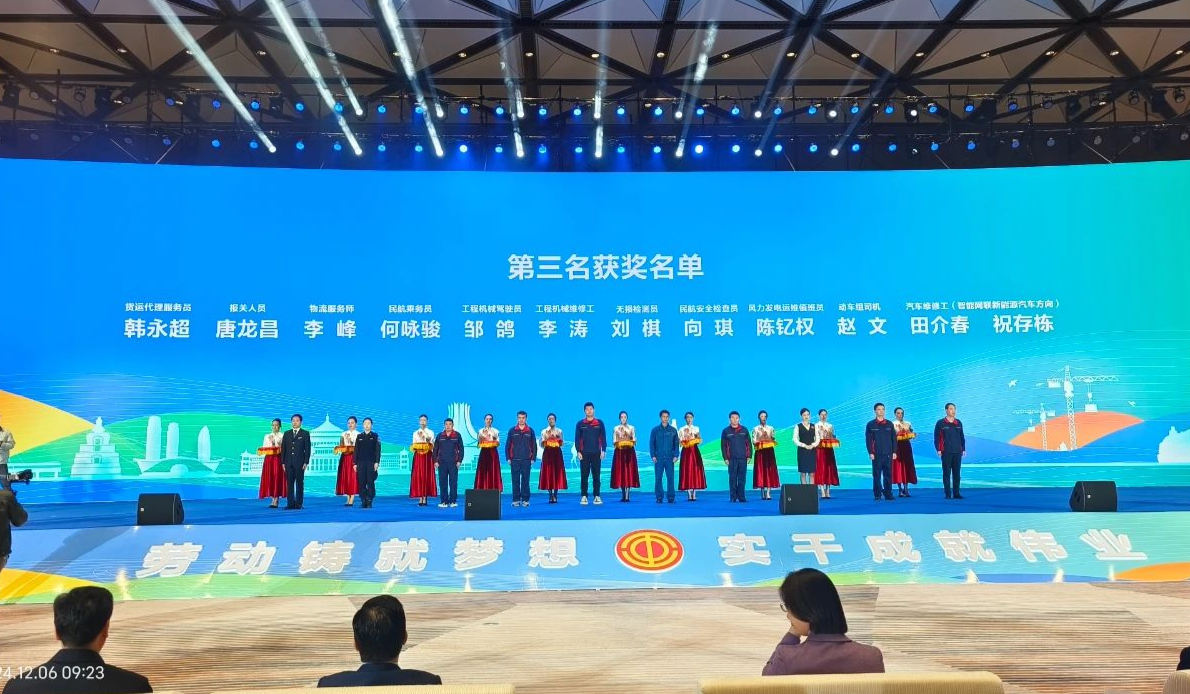 重庆港珞璜公司在2024年桂渝川甘青新六省（区、市）西部陆海新通道建设全国引领性劳动和技能竞赛中斩获佳绩